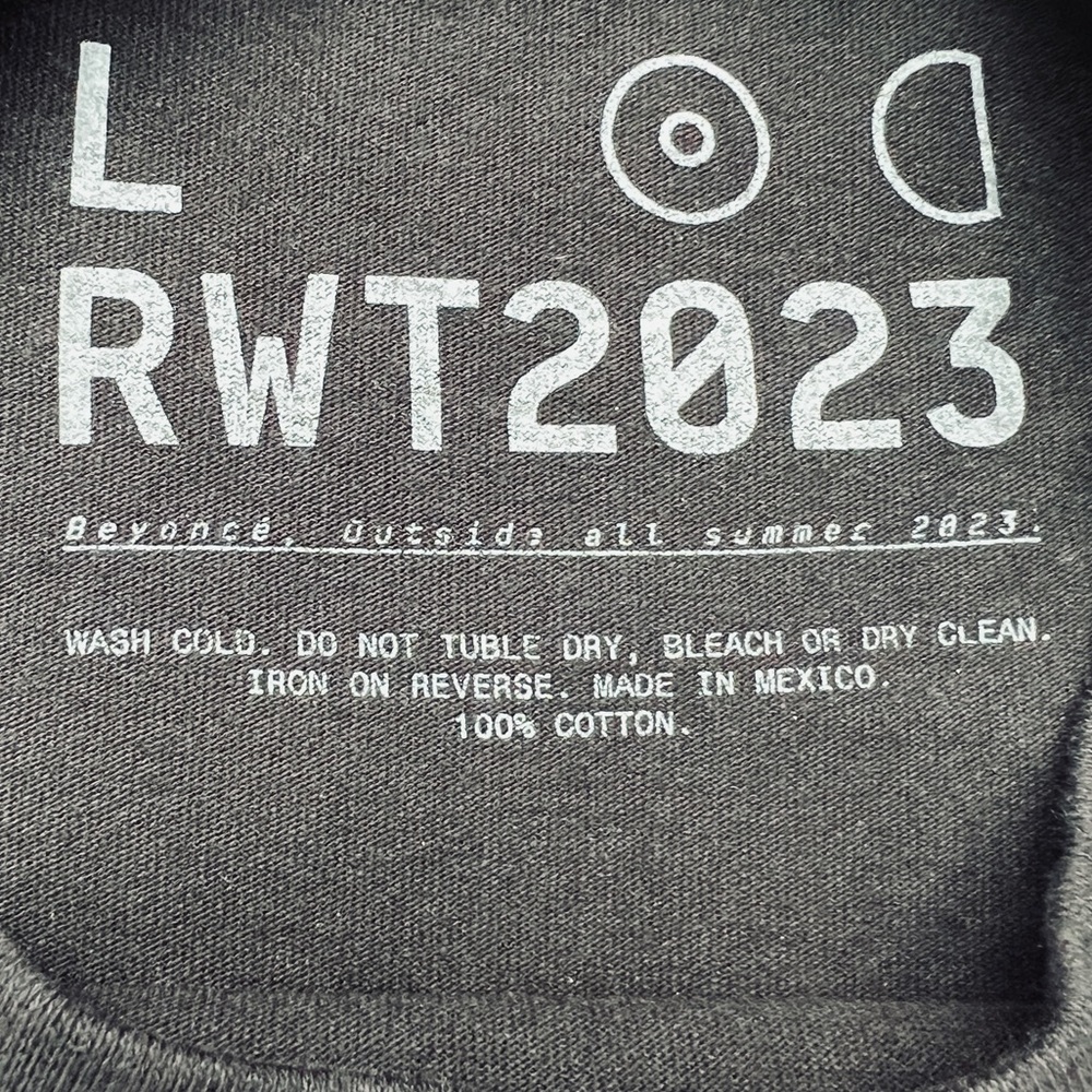 Beyoncé Renaissance World Tour 2023 T-shirt Large - Picture 4 of 4